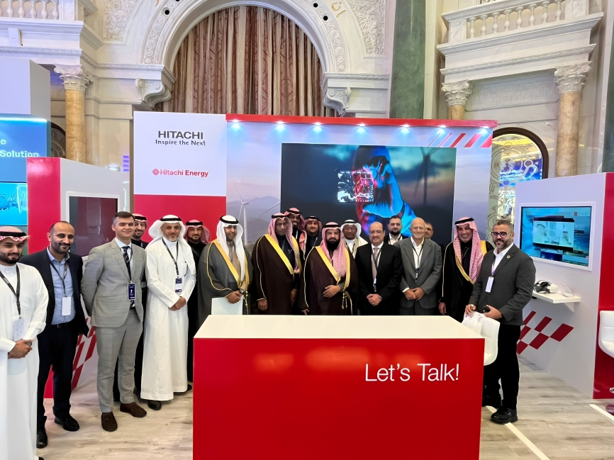 Hitachi Booth at Saudi Arabia Smart Grid Conference